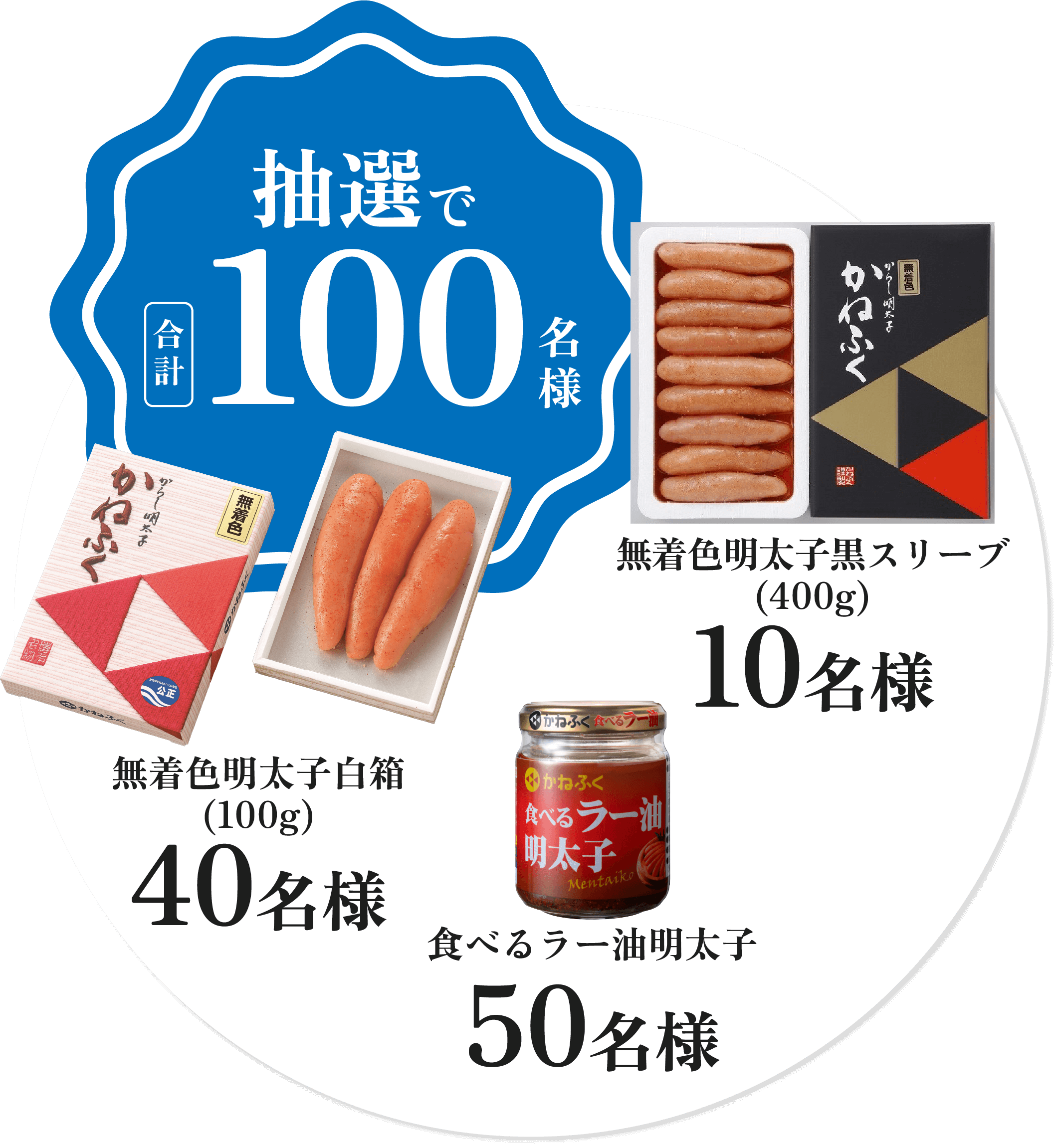 かねふくコラボ新商品プレゼント