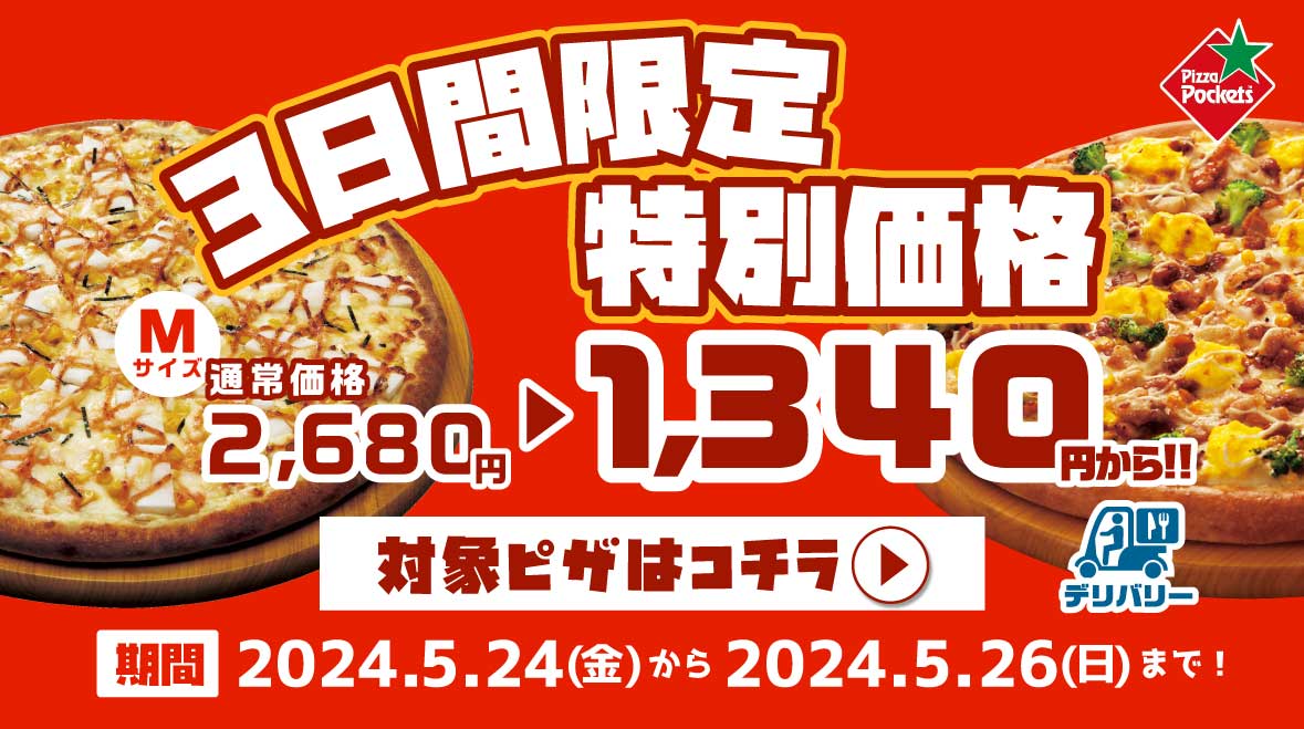 3日間限定特別価格販売!